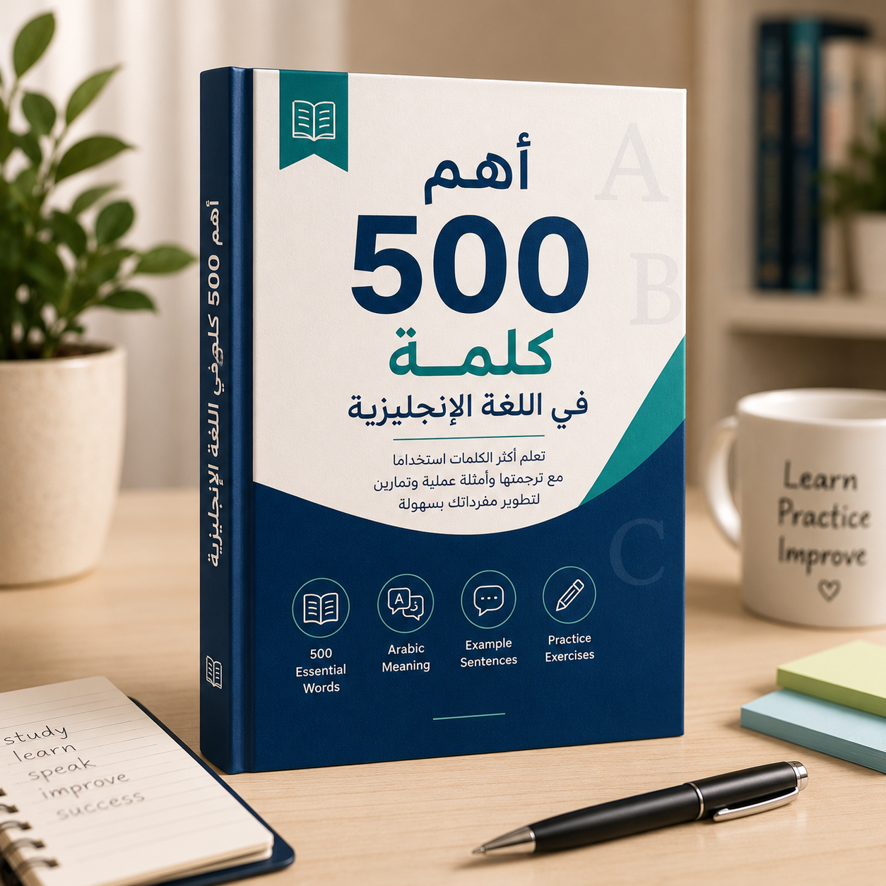 📘 أهم 500 كلمة في اللغة الإنجليزية